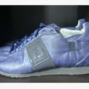 Fendi Men's Dark Blue Sneakers authentic just don’t wear